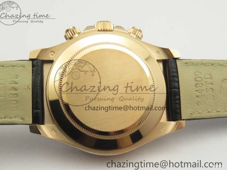 Leather 1:1 Gold Noob Rose Daytona RG Dial Edition SA4130 Best Strap On 116515 0416